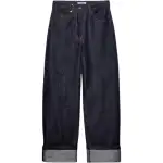 PRADA Jeans Women's Blue Moderate Straight Fit Pants