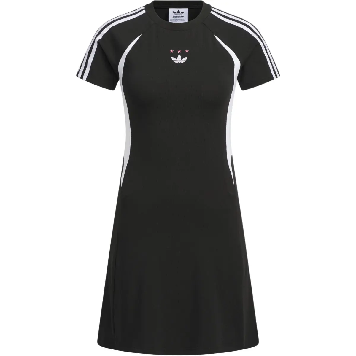 Adidas Originals Sportlife JERSEY SHORT SLEEVE DRESS Short Sleeved Dress Women's Black