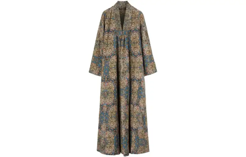 Loro Piana Kamilah Dress Long Sleeved Dress Women's Blue