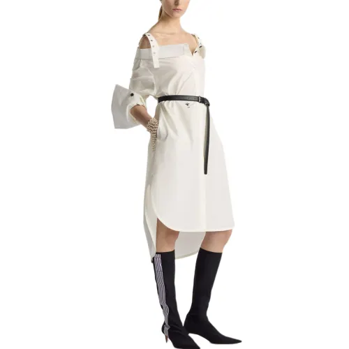 DIOR Long Sleeved Dress Women's White