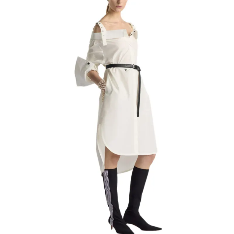 DIOR Long Sleeved Dress Women's White