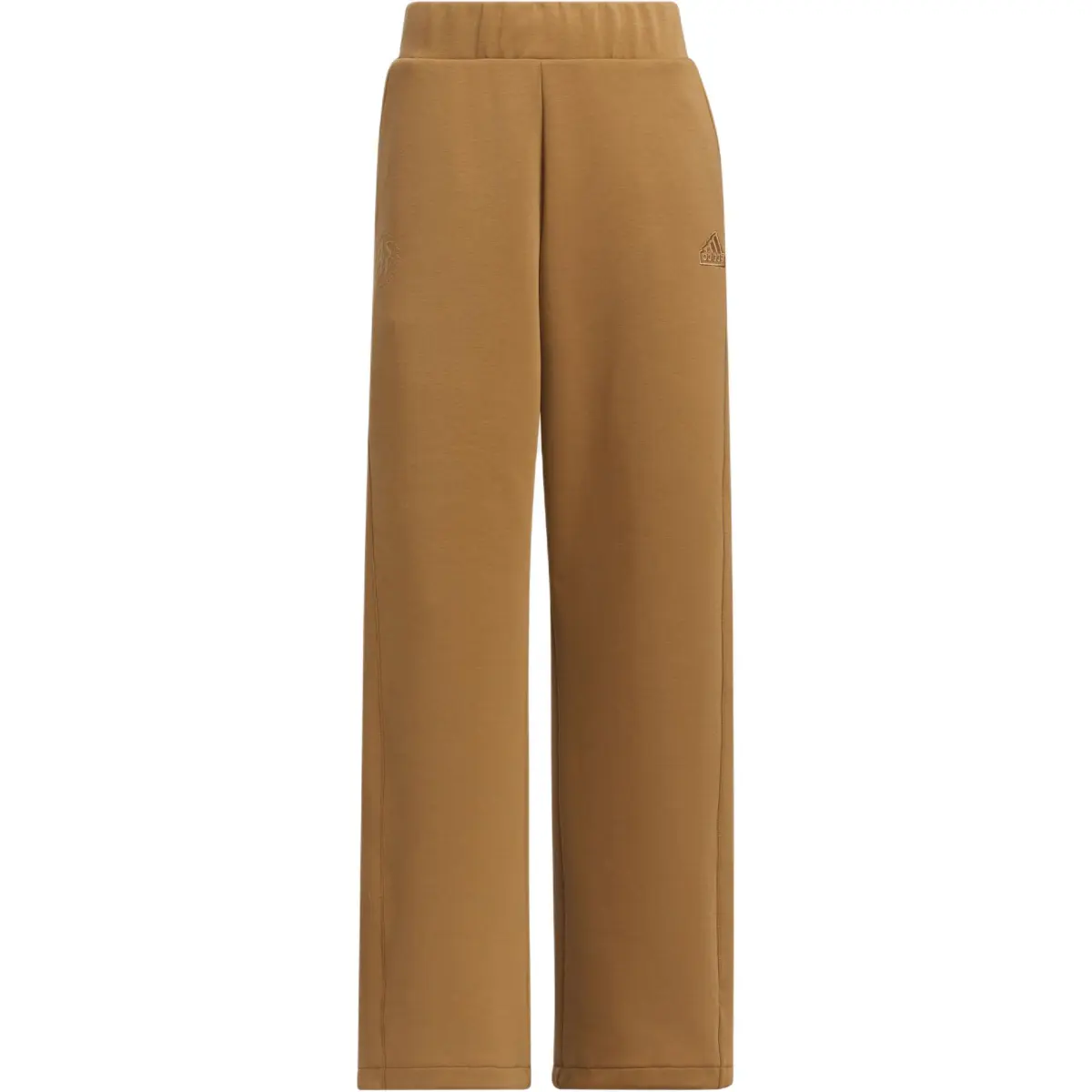 Adidas Lounge ELEVATED TRACKSUIT BOTTOMS Knitted Sweatpants Women's Desert Brown