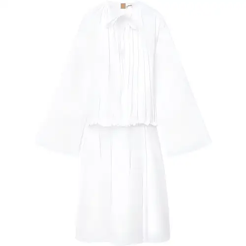 LOEWE SS24 Long Sleeved Dress Women's White