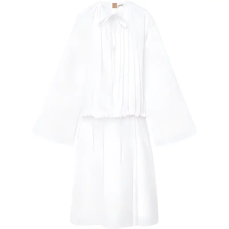 LOEWE SS24 Long Sleeved Dress Women's White