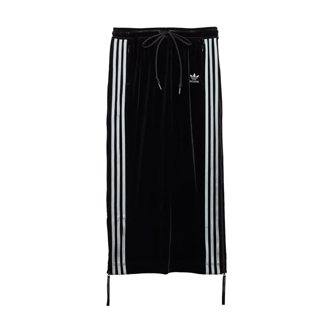 adidas originals × Angel Chen Typical 3-stripes Long Slit Skirt Black