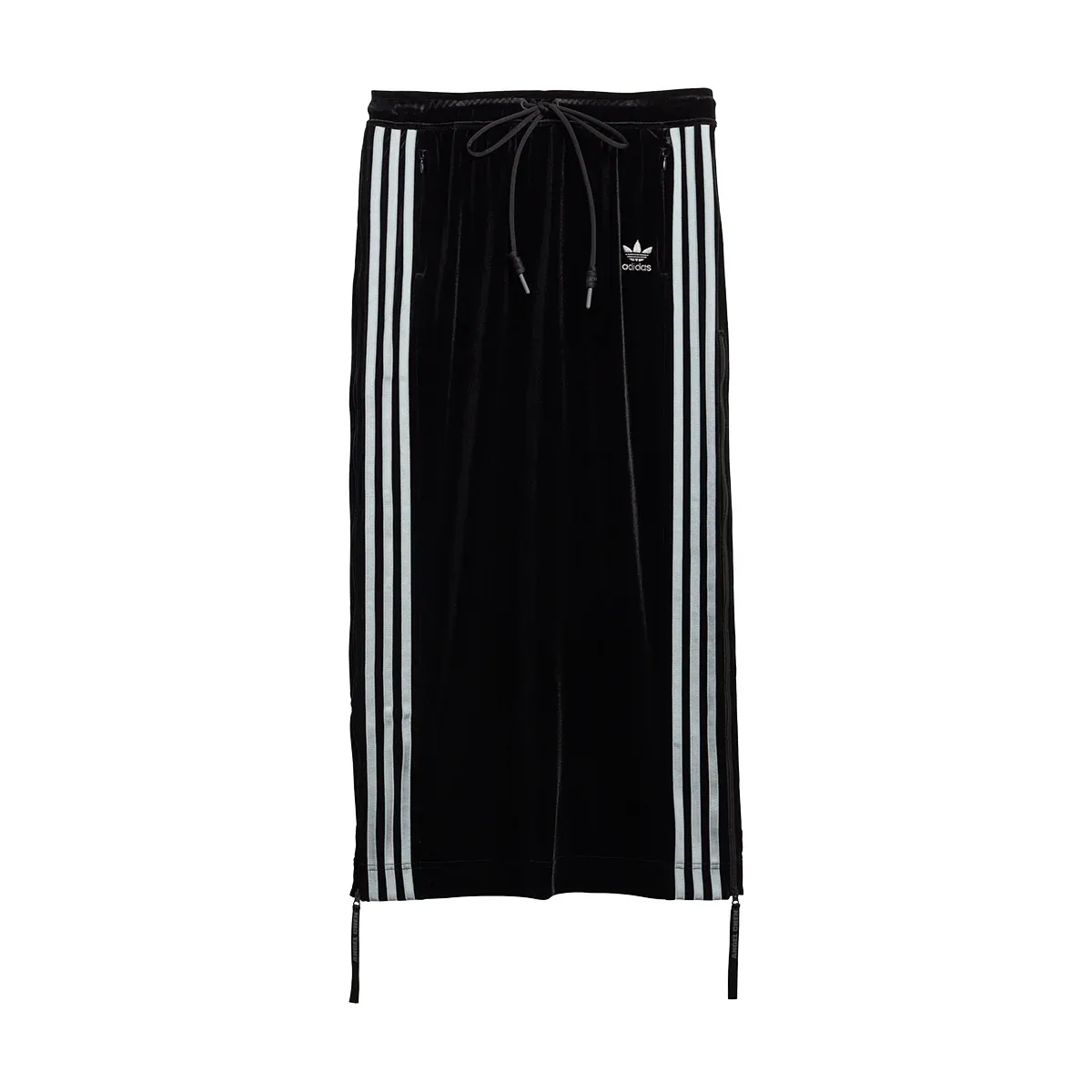 adidas originals × Angel Chen Typical 3-stripes Long Slit Skirt Black