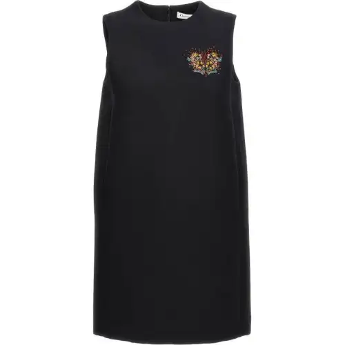 DIOR Sleeveless Dress Women's Black