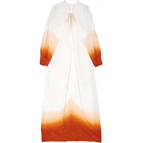 Burberry Long Sleeved Dress Women's White
