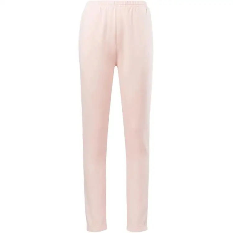 Reebok Identity Fleece Pants Knitted Sweatpants Women's Light Pink