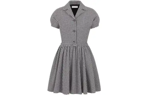 DIOR FW23 Short Sleeved Dress Women's Multicolor