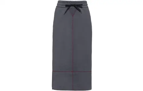 MIU MIU FW21 Half Length Midi Dress Women's Gray