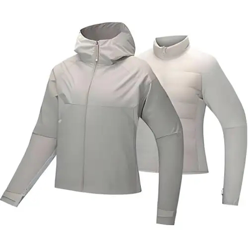 Anta Variety Training Collection Casual Suit Women's 2 Piece Set White Tea Brown