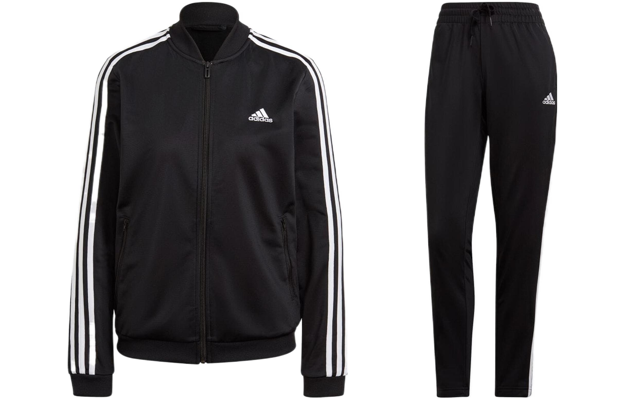 Женский костюм adidas Logo (черный)
