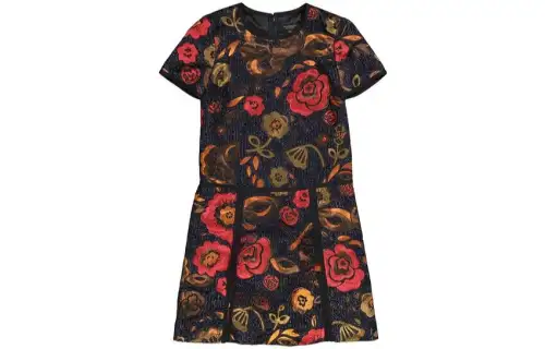 Burberry Short Sleeved Dress Women's Multicolor
