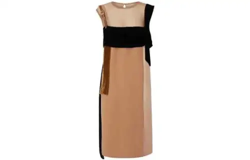 Burberry Sleeveless Dress Women's Brown