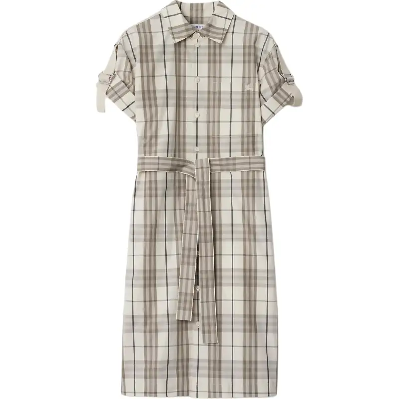 Burberry checked shirt dress