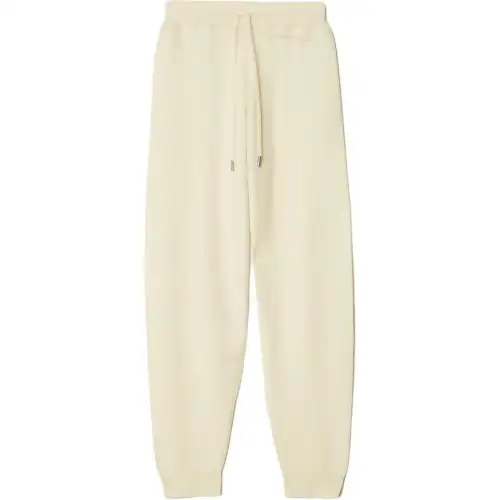 Burberry SS25 Knitted Sweatpants Women's Ecru