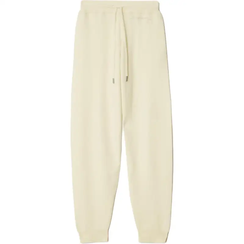 Burberry SS25 Knitted Sweatpants Women's Ecru