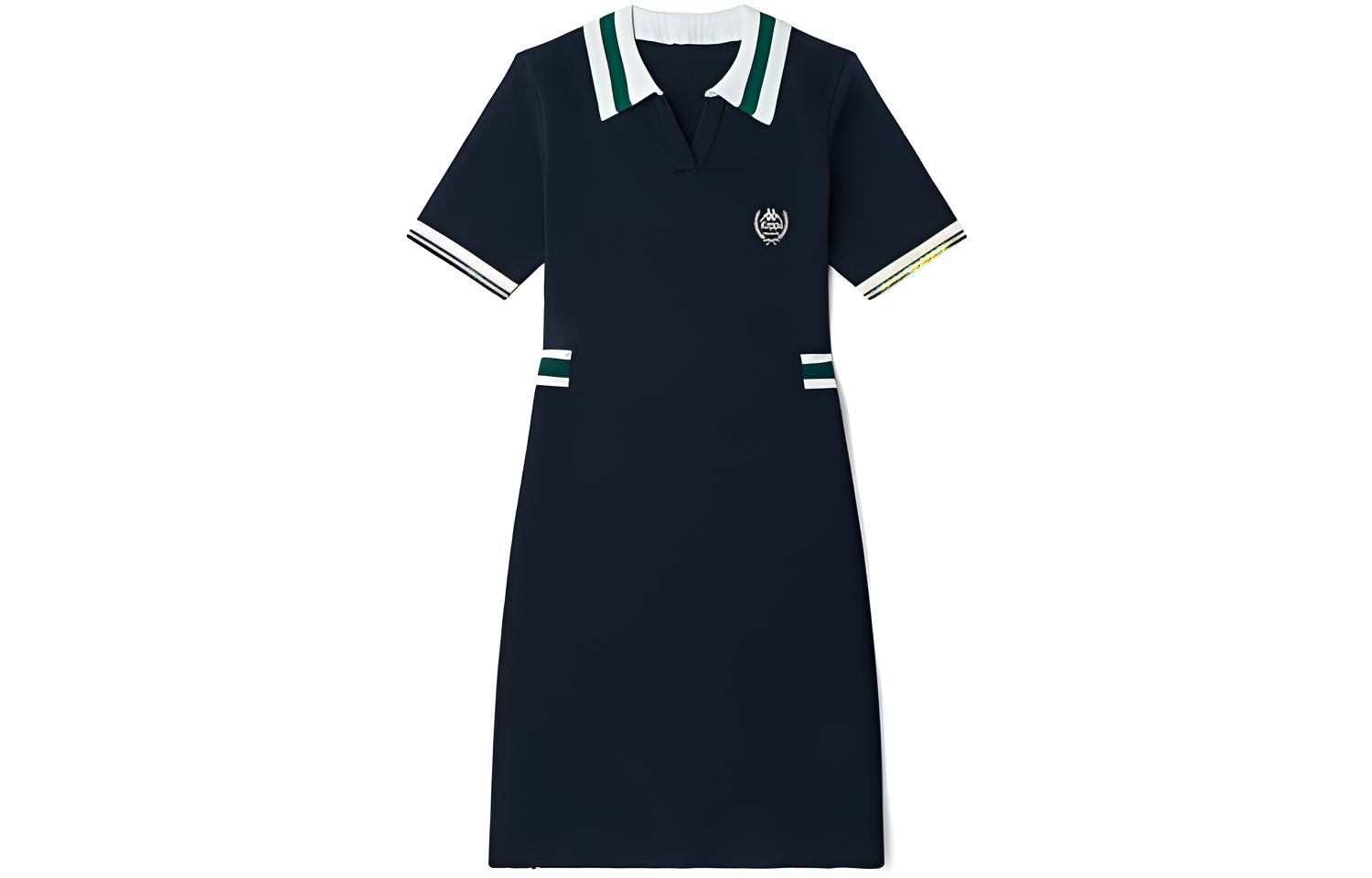 Женские платье Kappa Kappa polo (темно-сине-черная)