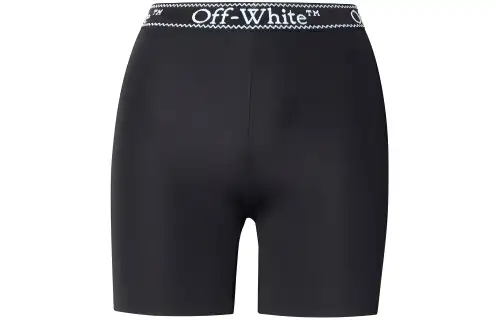 OFF WHITE Casual Shorts, Regular Fit Women's Black