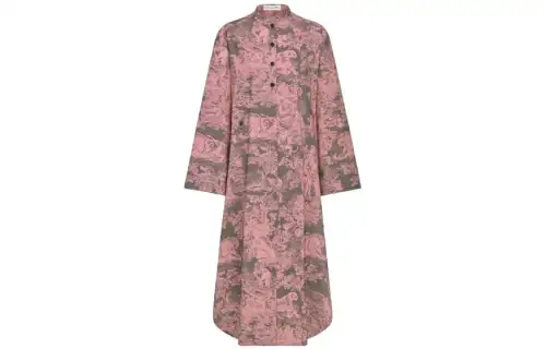 DIOR FW22 Long Sleeved Dress Women's Multicolor