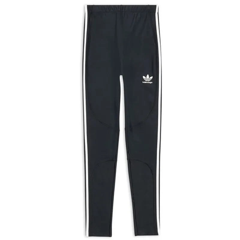 Balenciaga X Adidas Women's Athletic Leggings Black White