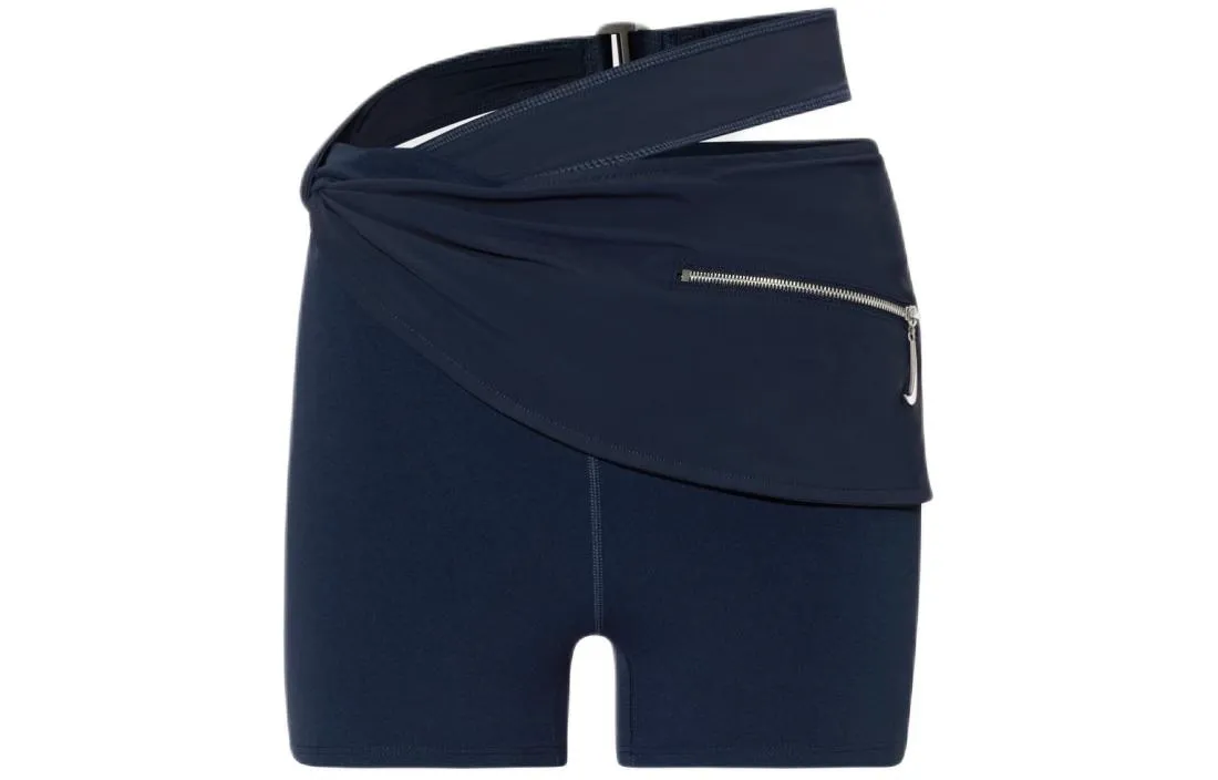 Nike x Jacquemus Casual Shorts Asia Version Women's Dark Blue Black
