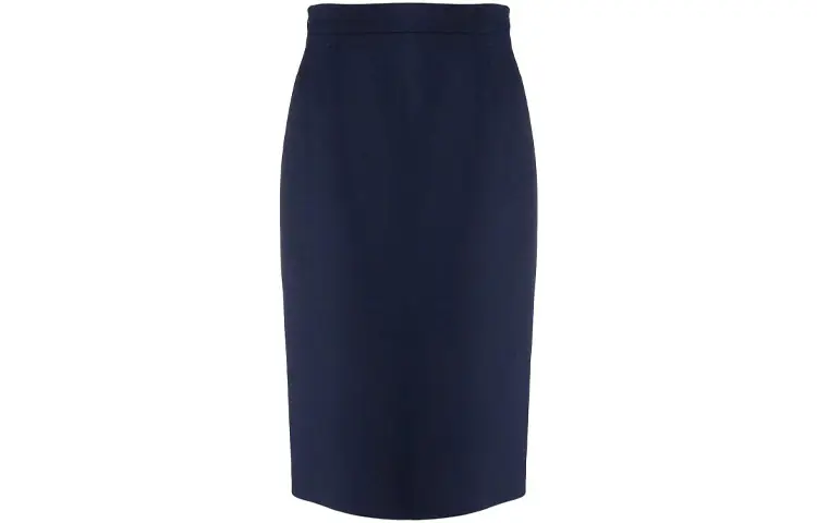 Prada straight midi skirt
