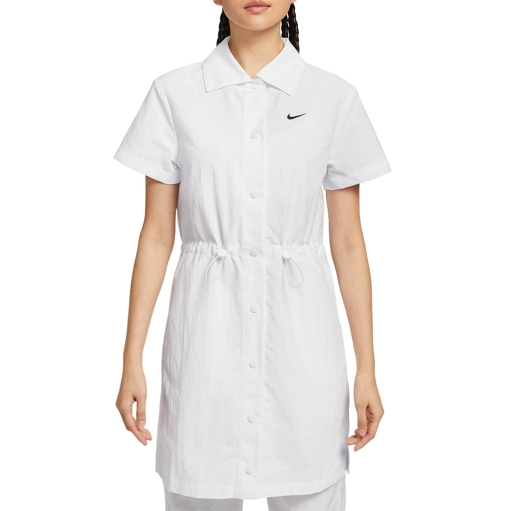 Женское платье Nike Sportswear Everything Wovens (белое)
