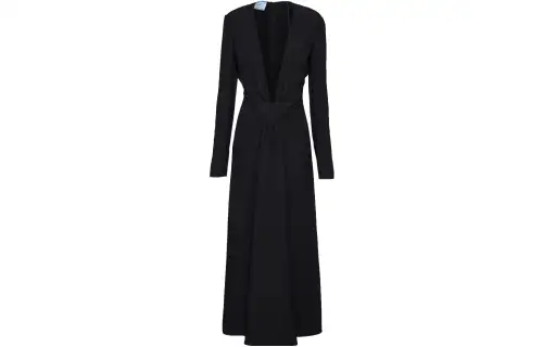 PRADA SS23 Long Sleeved Dress Women's Black
