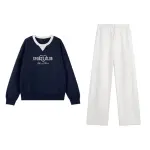 Li Ning Sweatshirt Sets Women's Crew Neck Moderate