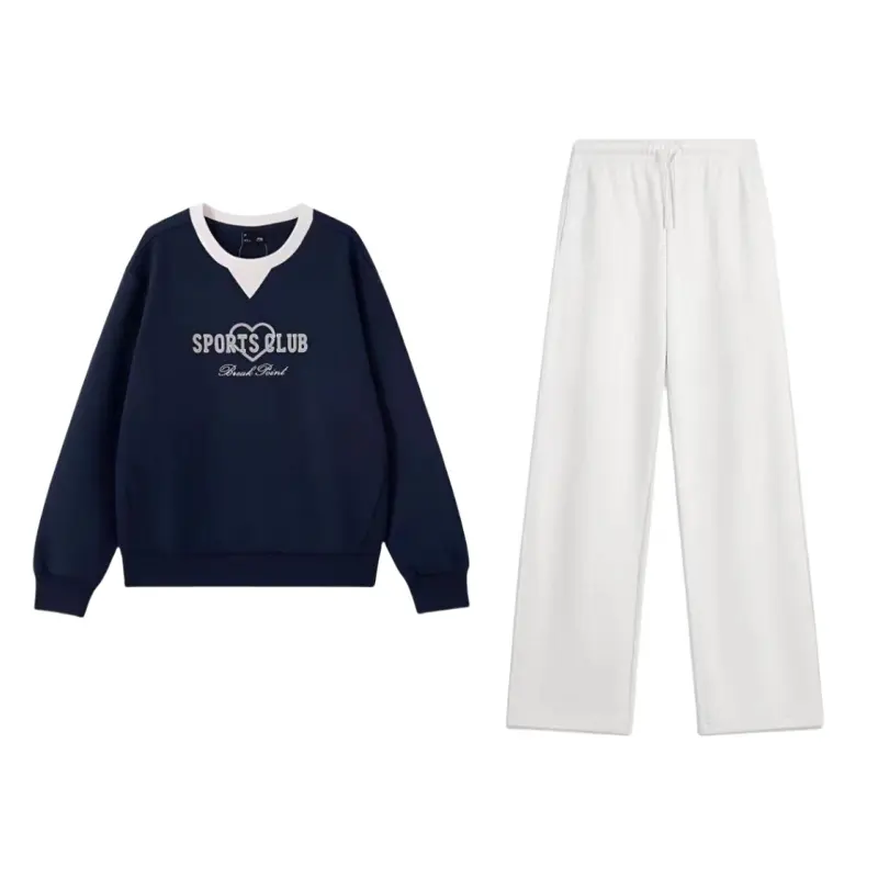 Li Ning Sweatshirt Sets Women's Crew Neck Moderate