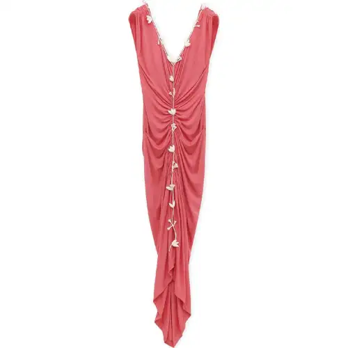 LOEWE SS24 Sleeveless Dress Women's Sherbet Pink