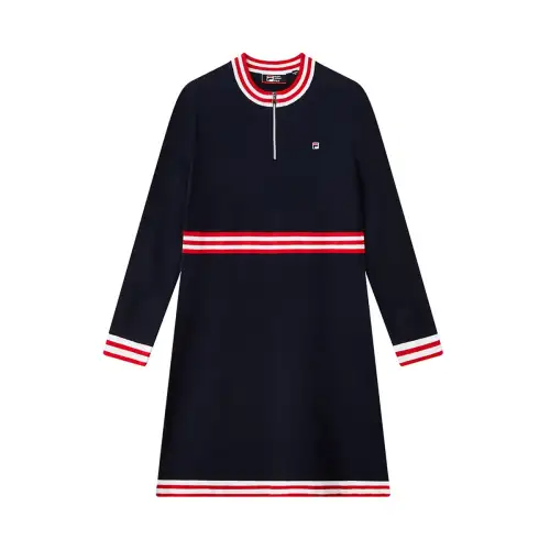 FILA Long Sleeved Dress Women's Legend Blue