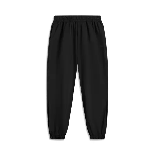 Li Ning Sports Life Collection Knitted Sweatpants Women's Black