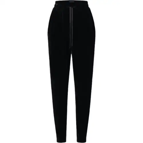 LOUIS VUITTON Knitted Sweatpants Women's Black