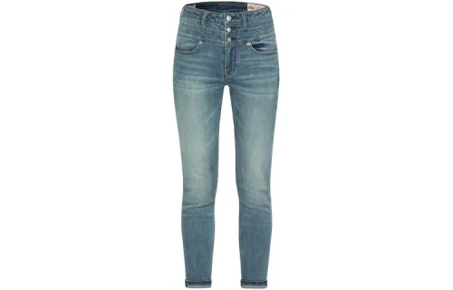 EVISU Jeans Women's Denim Blue Moderate Pencil Pants