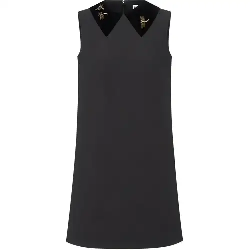 DIOR Sleeveless Dress Women's Black