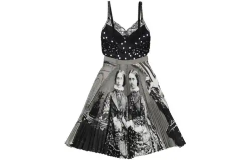 Burberry Slip Dresses Women's Black Moderate Mid Length