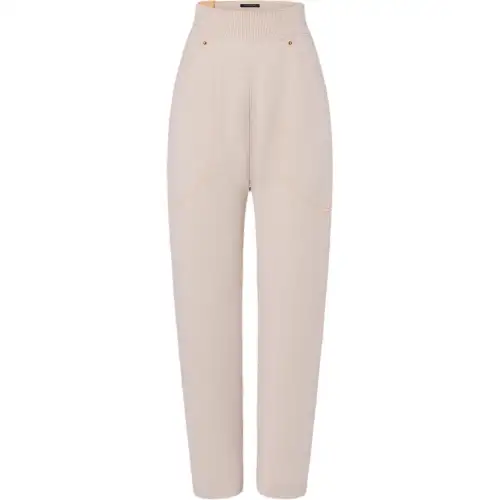 Lv Topstitched Knitted Jogging Pants