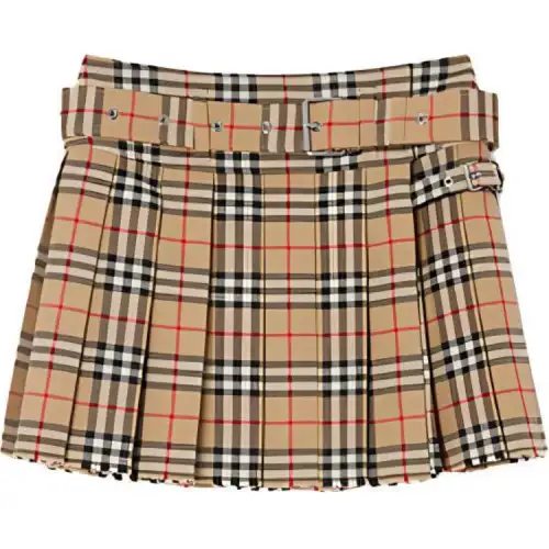 Burberry Casual Short Skirts Women's Brown
