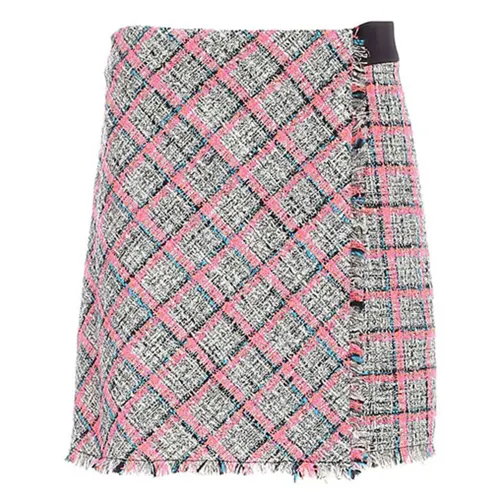 Karl Lagerfeld Summer Bouclé Wrap Skirt