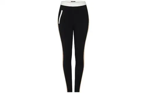 LOUIS VUITTON Sports Pants Women's Black