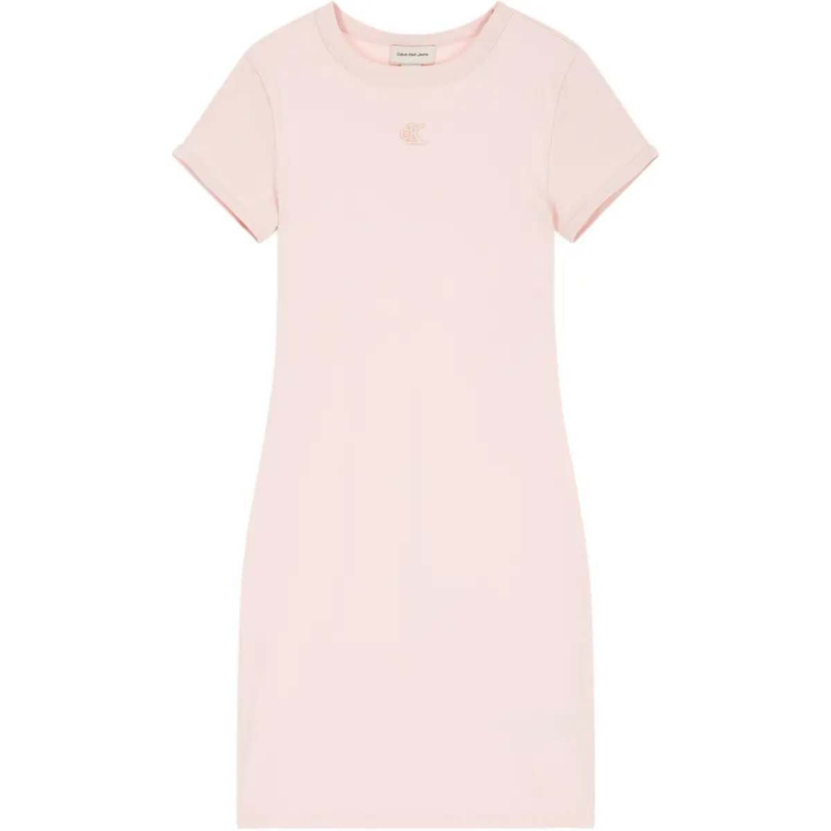 CALVIN KLEIN Short Sleeved Dress Women's Light Pink
