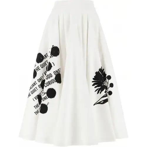 PRADA SS21 Long Skirt Women's White
