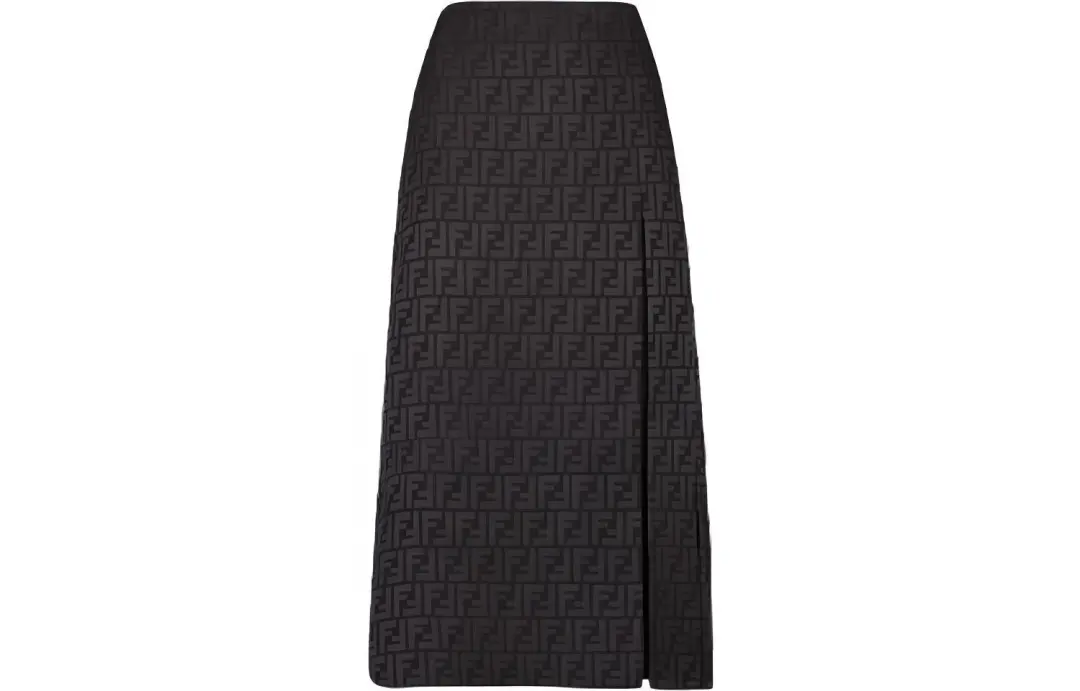 FENDI SS22 Midi Dress Women's Black