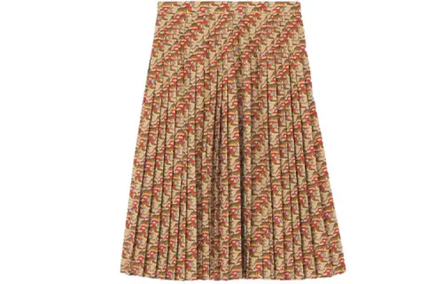 Burberry SS22 Casual Long Skirt Women's Mel Beige