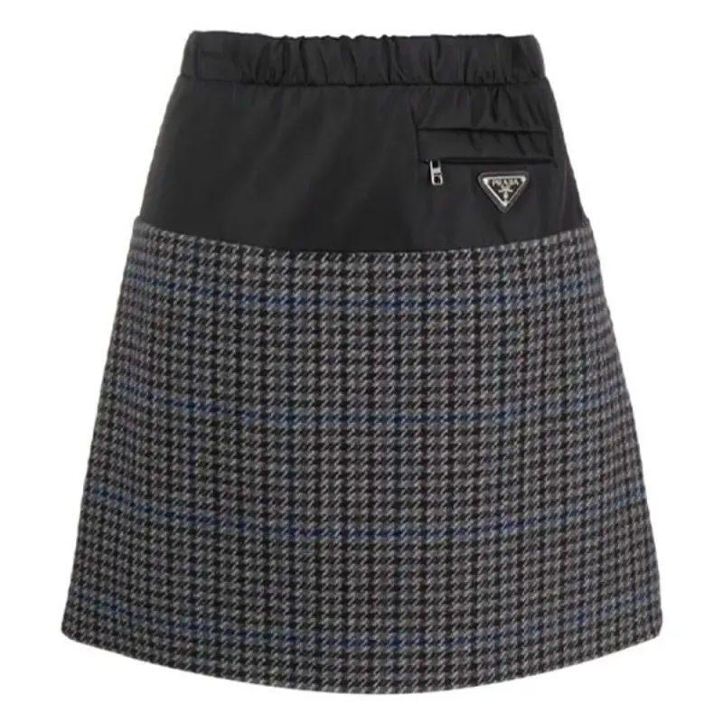 PRADA FW21 Casual Short Skirts Women's Black