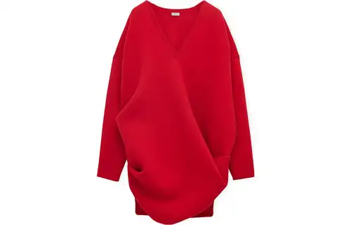 LOEWE Draped Dress 'Red'