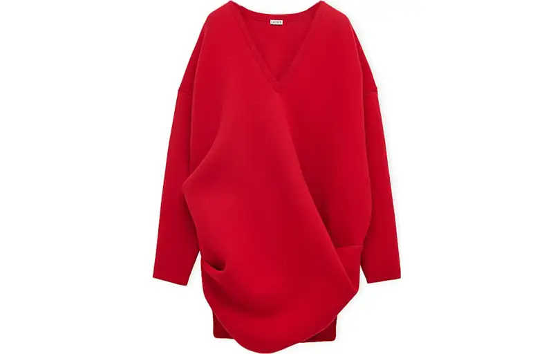 LOEWE Draped Dress 'Red'